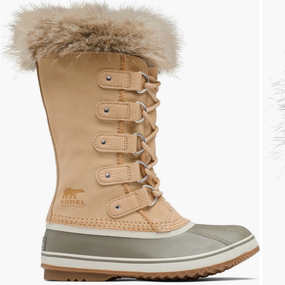 Sorel Women's Tan and Green Winter Boots - Picture 5 of 8